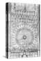 Design for the Rose Window and Gallery of Kings on the Facade of Strasbourg Cathedral, circa 1380-null-Stretched Canvas
