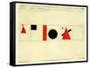 Design for the Speaker's Rostrum, 1919-Kasimir Malevich-Framed Stretched Canvas