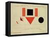 Design for the Speaker's Rostrum, 1919-Kasimir Malevich-Framed Stretched Canvas