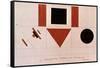 Design for the Speaker's Rostrum, 1919-Kazimir Malevich-Framed Stretched Canvas