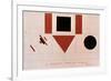 Design for the Speaker's Rostrum, 1919-Kazimir Malevich-Framed Giclee Print