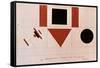 Design for the Speaker's Rostrum, 1919-Kazimir Malevich-Framed Stretched Canvas