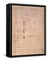 Design for the Tomb of Pope Julius Ii (1453-1513) (Brown Ink on Paper) (Verso)-Michelangelo Buonarroti-Framed Stretched Canvas