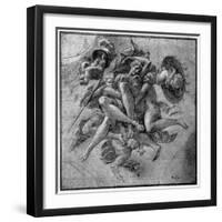 Design for the Ulysses Gallery, Fontainebleau, C1540S-Francesco Primaticcio-Framed Giclee Print