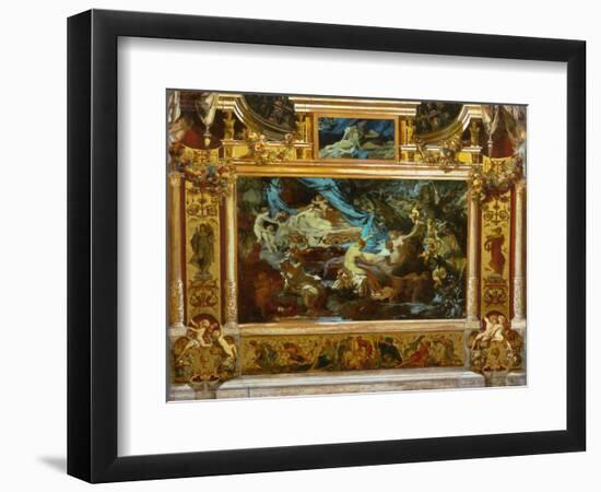 Design for Theater Curtain (A Midsummer Night's Drea), 1872-Hans Makart-Framed Giclee Print