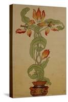 Design for Tulips in a Plant Pot, Circa 1897-Adler & Sullivan-Stretched Canvas