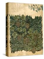 Design For Vine Wallpaper, c.1872-William Morris-Stretched Canvas