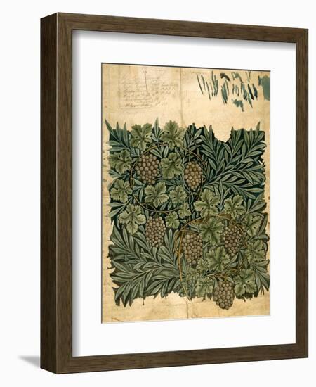 Design For Vine Wallpaper, c.1872-William Morris-Framed Giclee Print