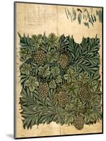 Design For Vine Wallpaper, c.1872-William Morris-Mounted Giclee Print