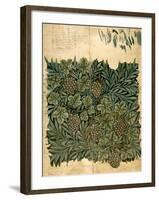 Design For Vine Wallpaper, c.1872-William Morris-Framed Premium Giclee Print