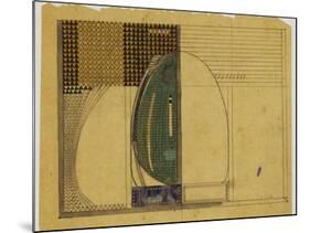 Design for W.J. Bassett-Lowke, 1916-Charles Rennie Mackintosh-Mounted Giclee Print