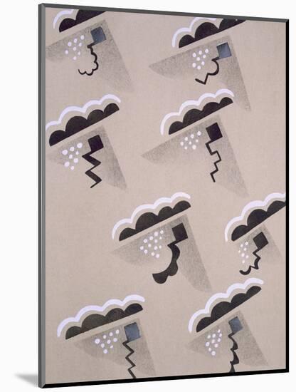 Design from 'Nouvelles Compositions Decoratives', Late 1920S (Pochoir Print)-Serge Gladky-Mounted Premium Giclee Print