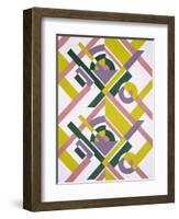 Design from 'Nouvelles Compositions Decoratives', Late 1920S (Pochoir Print)-Serge Gladky-Framed Giclee Print