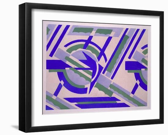 Design from 'Nouvelles Compositions Decoratives', Late 1920S-Serge Gladky-Framed Giclee Print