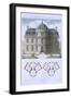 Design from 'Town and Country Houses Based on the Modern Houses of Paris', C.1864 (Colour Litho)-Leblanc-Framed Giclee Print