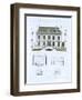 Design from 'Town and Country Houses Based on the Modern Houses of Paris', C.1864 (Colour Litho)-Leblanc-Framed Giclee Print