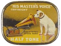 His Master's Voice: The Hmv Dog Listens Eternally-Design-Photographic Print