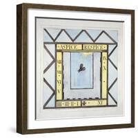 Design of a Sundial at St Olave, Bermondsey, London, C1825-null-Framed Giclee Print