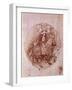 Design of Alfonso of Aragon's Medal-Antonio Pisanello-Framed Giclee Print