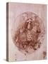 Design of Alfonso of Aragon's Medal-Antonio Pisanello-Stretched Canvas