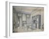 Design of an Art Nouveau Dining Room-null-Framed Giclee Print