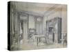 Design of an Art Nouveau Dining Room-null-Stretched Canvas