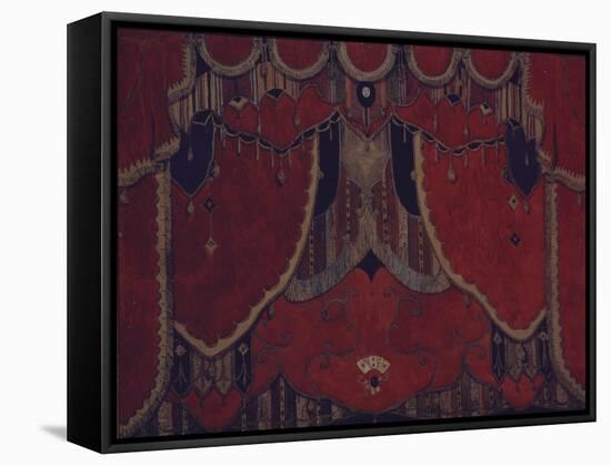 Design of Main Curtain for the Theatre Play the Masquerade by M. Lermontov, 1917-Alexander Yakovlevich Golovin-Framed Stretched Canvas