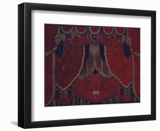 Design of Main Curtain for the Theatre Play the Masquerade by M. Lermontov, 1917-Alexander Yakovlevich Golovin-Framed Giclee Print