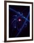 Design of the Atom Created in a Lab at Columbia University-Fritz Goro-Framed Photographic Print