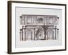 Design of the George Hall (Great Throne Hal) in the Winter Palace, 1796-Giacomo Antonio Domenico Quarenghi-Framed Giclee Print