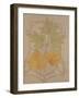 Design with Fig and Vine Leaves and a Sinuous Art Nouveau Motif in the Background.-Koloman Moser-Framed Giclee Print