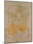 Design with Fig and Vine Leaves and a Sinuous Art Nouveau Motif in the Background.-Koloman Moser-Mounted Giclee Print