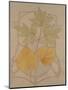 Design with Fig and Vine Leaves and a Sinuous Art Nouveau Motif in the Background.-Koloman Moser-Mounted Giclee Print