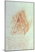 Design-Leonardo da Vinci-Mounted Giclee Print