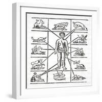 Designation of Parts That Each Sign Governs-null-Framed Giclee Print