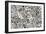 Designed Background. Digital Collage Made Of Newspaper Clippings-donatas1205-Framed Art Print