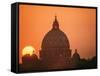 Designed by Michelangelo, the Dome of St. Peters Basilica Dominates Vatican City's Skyline., 1971 (-Ted Spiegel-Framed Stretched Canvas