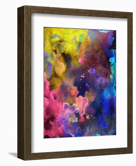 Designed Grunge Paper Texture - Bright Artistic Background-run4it-Framed Art Print