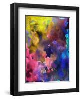 Designed Grunge Paper Texture - Bright Artistic Background-run4it-Framed Art Print