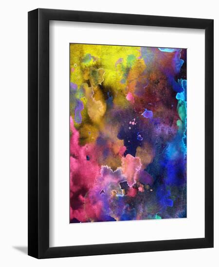 Designed Grunge Paper Texture - Bright Artistic Background-run4it-Framed Art Print