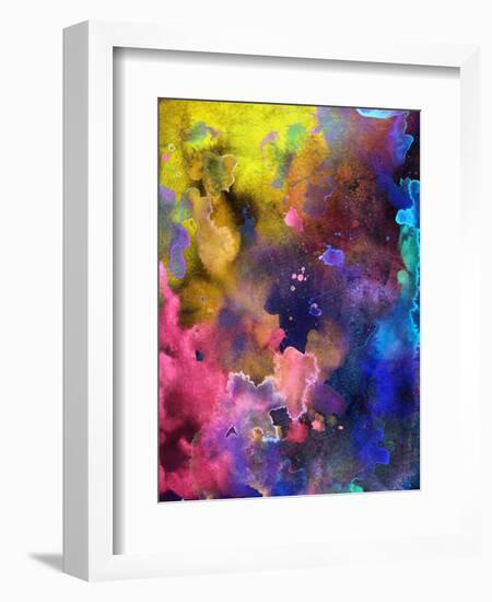 Designed Grunge Paper Texture - Bright Artistic Background-run4it-Framed Art Print