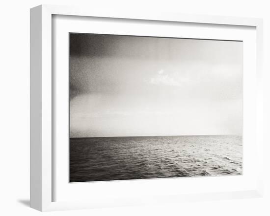 Designed Retro Photo: Abstract Seascape-donatas1205-Framed Photographic Print