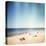 Designed Retro Photo: Sunny Day on the Beach-donatas1205-Stretched Canvas