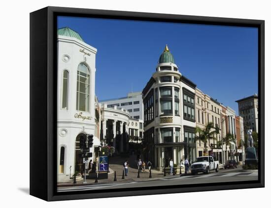 Designer Boutiques in Rodeo Drive, Beverly Hills, Los Angeles, California, USA-Kober Christian-Framed Stretched Canvas