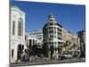 Designer Boutiques in Rodeo Drive, Beverly Hills, Los Angeles, California, USA-Kober Christian-Mounted Photographic Print