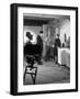 Designer in a Photographic Studio, Mexborough, South Yorkshire, 1964-Michael Walters-Framed Photographic Print