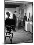 Designer in a Photographic Studio, Mexborough, South Yorkshire, 1964-Michael Walters-Mounted Photographic Print