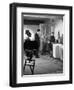 Designer in a Photographic Studio, Mexborough, South Yorkshire, 1964-Michael Walters-Framed Photographic Print