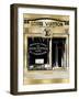 Designer Storefront in Gold-Madeline Blake-Framed Art Print