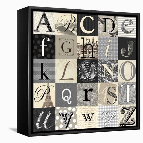 Designing Alphabet-Morgan Yamada-Framed Stretched Canvas